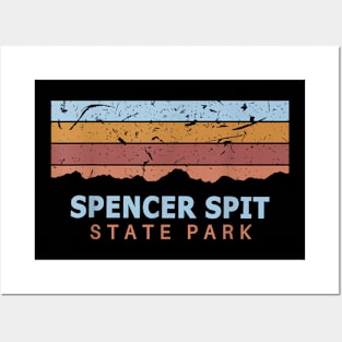 Spencer Spit State Park Washington Retro Cool Posters and Art